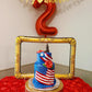 Red Number 6 Balloon 40 Inch, 6Th Birthday Balloon For Boy Girl, 16 26 60 61 65 Foil Mylar Helium Number Balloons Birthday Party