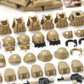 Desert Tan Army Accessories Kit 325 Pcs Military  Pack Gear E.O.D Suit NVD Helmet Shipping Container protective coveringy Building Block Toy for Soldiers Compatible with Major Brands
