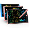 Bravokids Toys Gifts For 3-6 Years Old Girls Boys, 3 Pack Lcd Writing Tablet With 6 Stylus, 8.5 Inch Colorful Doodle Board Drawing Pad For Age 3 4 5 6 7 8 Years Old Kids