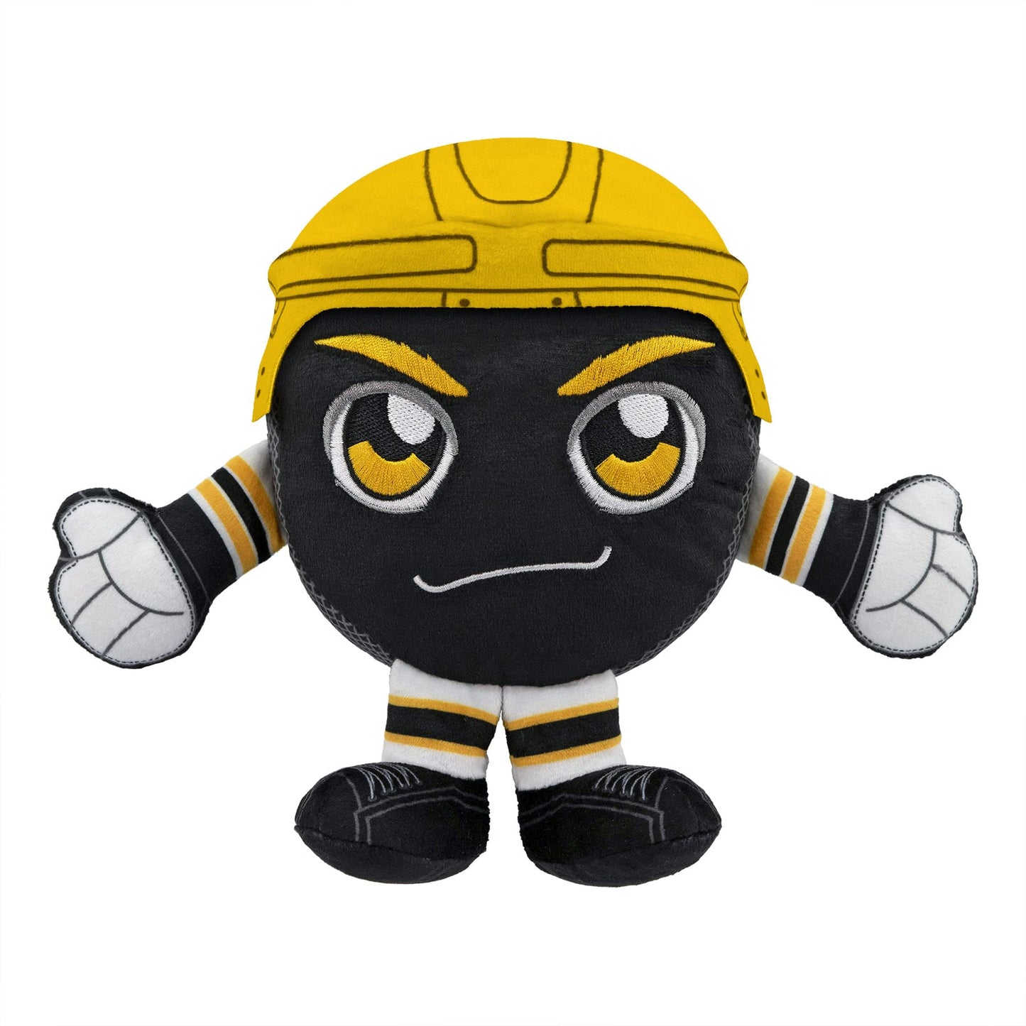 Bleacher Creatures Boston Bruins 8' Kuricha Hockey Puck Sitting Plushies- Soft Chibi Inspired Plush