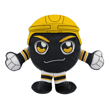 Bleacher Creatures Boston Bruins 8' Kuricha Hockey Puck Sitting Plushies- Soft Chibi Inspired Plush