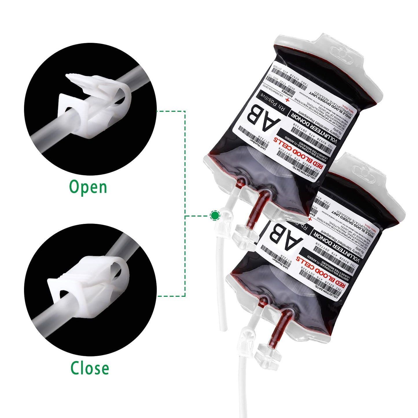 Meowtastic Blood Bags For Drinks For Halloween Party Decorations, Reusable Halloween Blood Bag Drink Pouches With Syringe, Iv Bags For Drinks, Vampire Nurse Graduation Decoration Supplies, Pack Of 50