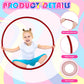 Syhood 6 Pcs Glitter Plastic Exercise Hoop Fitness Circles Fitness Hoop Exercise Rings for Party, Game, Sports, Pilates, Playing