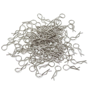 Honbay 100PCS 1/10 Metal Car Truck Buggy Shell Body Clips Pins for for RC Vehicles