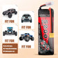 Goldbat 5200Mah 80C 2S 7.4V Rc Lipo Battery Hard Case With Xt60 Plug For Rc Evader Bx Car Rc Truck Rc Truggy Racing (2 Pack)