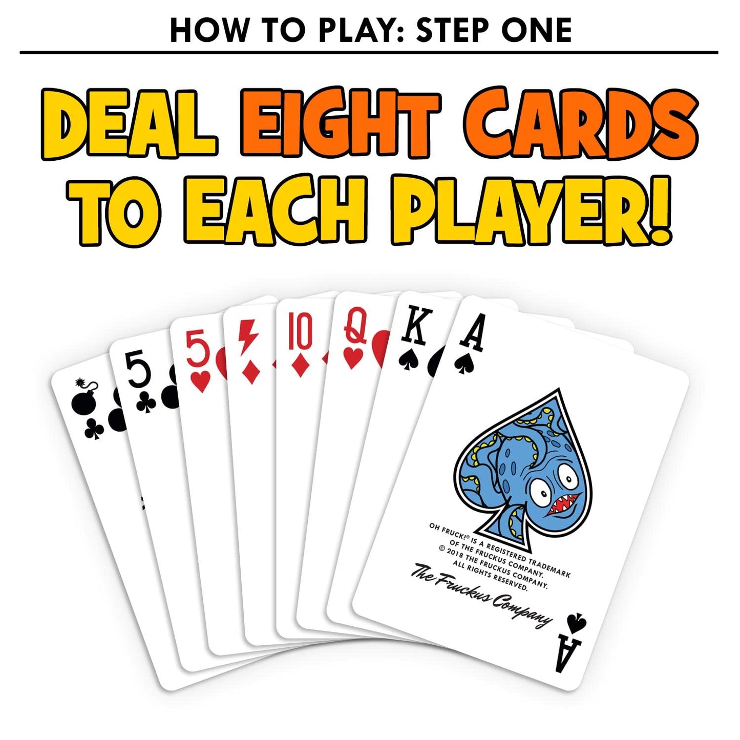 Oh Fruck! A Raucous Card Game That Combines Strategy With Special Rules That Change Every Time You Play.