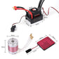 Rc Car 1:10 Scale 3650 5200Kv Brushless Motor & 120A Esc & Programming Card Pi65 Waterproof Motor & Electronic Speed Controller