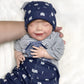 Dangtpor 16Inch Realistic Newborn Baby Doll Girl Platinum Liquid Full Solid Soft Silicone Reborn Baby Doll 3D Painted Skin Visible Veins Weighted Sleeping Doll Closed Eyes, (Boy)
