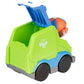 Blippi 3' Vehicles 4-Pack Toy Playset - Construction Excavator, Mobile, Fire Engine, Garbage Truck - Officially Licensed - Easter Basket Stuffer Gift For Preschoolers, Kids, Boys & Girls - 3+