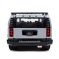 Jada Toys 1:24 Die-cast Hummer H2 Car Model 32310 - Grey, Rubber Material, Perfect for Kids and Adults