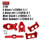 RCarmumb RC Upgrades Part for 1/16 E-Revo/Mini Slash/Mini Summit,Alloy Servo Saver Steering Bellcrank & Servo Guards Protector,R