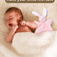 Lovey Soft Toy, 12-Inches, Pink Bunny, Stuffed Animals For Babies, Security Blanket Toy Infants 0-6 Months, Snuggle Toy Baby Gir