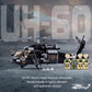 Uh-60 Black Hawk Helicopter Military Set, Army Airplane Building Bricks, Rescue Helicopter Model Kits With 4 Soldier Minifigures, Gifts For 6-12 Year Old Kids, Compatible With Lego, 692 Pcs
