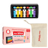 Prof. Simon 7 Rods/Digits Soroban Plastic Abacus With Multi-Colored Beads, Kid