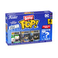 Funko Bitty Pop! Dc - The Joker, 4-Pack - Batman, Batgirl, The Joker And A Surprise Mystery Mini Figure - 0.9 Inch (2.2 Cm) - Dc Comics Collectable - Stackable Display Shelf Included - Gift Idea