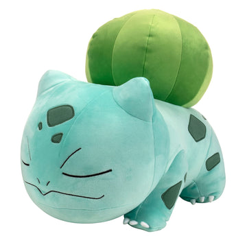 Pokemon 18” Plush Bulbasaur - Cuddly Polyester Toy for Travel, Nap & Play
