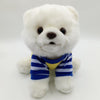 HOKESS Plush Pomeranian Stuffed Animals Toy Dog Cute Soft Plush Pomeranian Dog Lifelike Pet Puppy Present Gift for Girls Boys