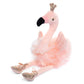 Laila and Lainey Plush Ballerina Flamingo Stuffed Animal 16.5 Inch Gold for Girls Birthday Gifts and Decor