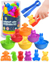 Oomloid Counting Animals Montessori Toys For 3 4 5 Years Old Boys Girls, Preschool Learning Activities Educational Sensory Toys