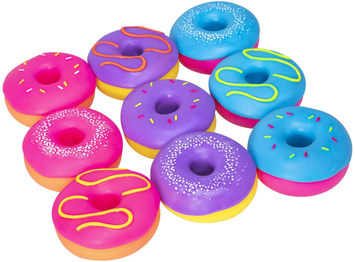 Schylling NeeDoh Dohnuts - Sensory Fidget Toy - Assorted Colors - Ages ...