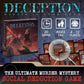 Grey Fox Games Deception: Murder in Hong Kong Board Game, Multi-Colored, Model GFG96761, Cardboard
