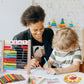 Wooden Abacus For Kids Math Manipulatives Learning Clock For 5 6 7 8 Year Old Boys Girls 1St 2Nd Grade Math Counters 100 Counting Sticks Montessori Preschool Educational Math Toys Homeschool Supplies