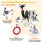 Fati Car Seat Toys For Babies 0-6 Months, Carseat Toys Hanging Toys For Newborns, Black And White High Contrast Toy For Baby 0-3