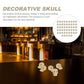 Pretyzoom 150Pcs Mini Plastic Skull Heads Miniature Skulls Halloween Decorations Realistic Skeleton Skulls For Halloween Trick Toy Accessories (0.8'X0.5')