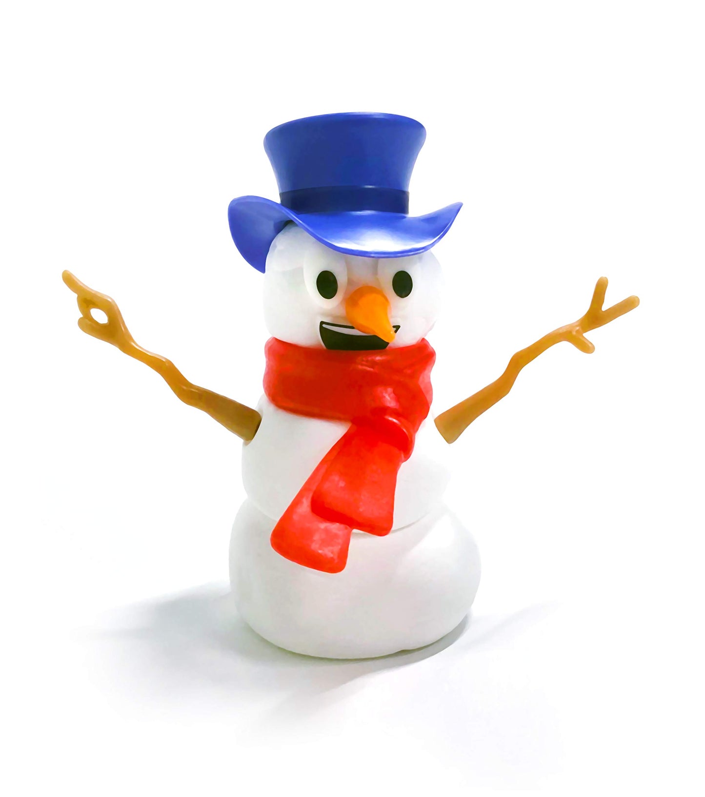 Build Buddiez Snowman Craft Kit 3 Pack - Build, Play, and Display 3 Air-Dry Clay Snowmen All Christmas & Winter