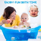 Baby Bath Toys For Toddlers 1-3, 4 Pack Floating Wind-Up Swimming Toys For 1-5 Year Old Kids Boy Girls, Bathroom Shower Water To