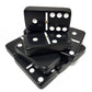 Marion Domino Double Six Black In Dovetail Jointed Sheesham Wood Box - Jumbo Tournament Size W/Spinners