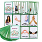 26Pcs/Set Gestures Kids Gifts English Flash Cards Pocket Card Educational Learning Baby Toys For Children Pre-Kindergarten