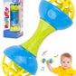 Zest 4 Toyz Baby Rattle Toy for Toddler Colorful SoftGrip Rattles Teether Toys for Babies Toy with Gentle Sound BPAFree Safe f