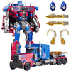 QCCX F-1 Deformation Car Robot Toy - Blue ABS Plastic & Alloy, Action Figure with 2 Extra Heads