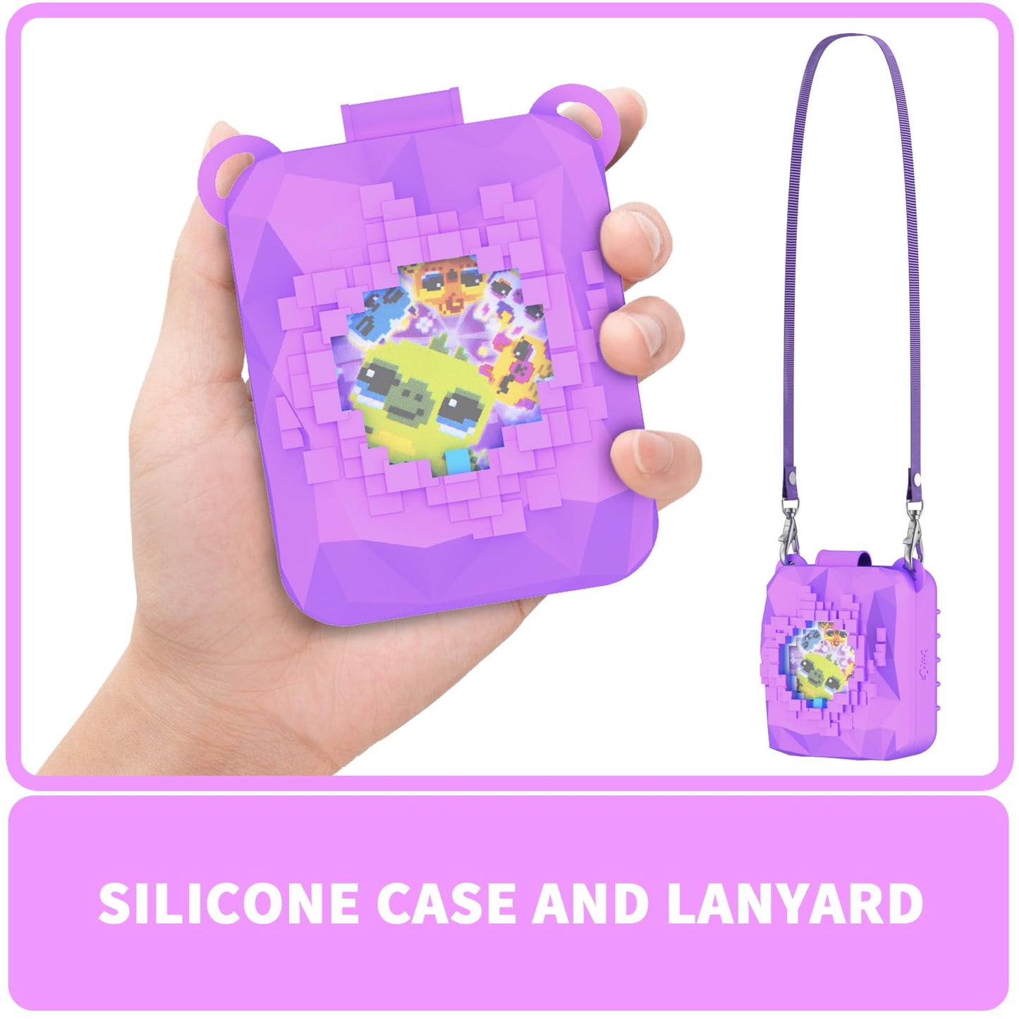 Soft Silicone Case for Bitzee Magicals Interactive Toy Digital Pet, Shockproof and Protective Carrying Case for Bitzee Magicals