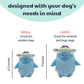 Huxley & Kent For Dogs | Everest Shaggy Yeti (Small) | Holiday Christmas Power Plush Dog Toy With Squeaker | Funny Dog Gift | Fu