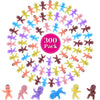 selizo Mini Plastic Babies for Baby Shower, 300pcs Tiny Baby Figurines Mini Babies Bulk for Ice Cube Babies, Small King Cake Bab