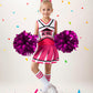 WooHand Cheerleader Costume for Girls  Cheerleading Outfit for Halloween  Birthday Gifts  School Events  Family Dress-Up Games  11-12 Years