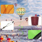 Giant Sunflower Hot Air Balloon Garden Wind Spinners Large Pinwheels Whirligigs Windmill Toys for Kids Yard Decor Lawn Decoratio