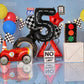 Race Car Birthday Balloons 40 Inch Racetrack Number Balloon 5 Black Boys 5St Birthday Race Car Theme Party Decor Supplies 5 Pcs