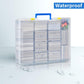 Xuerdon Trading Card Storage Box  2300+ Playing Card Case Holder Organizer Compatible with PM TCG/for Yugioh/for CAH/for Phase 10/ for Topps Football Baseball Sports Cards (Case Only) - White