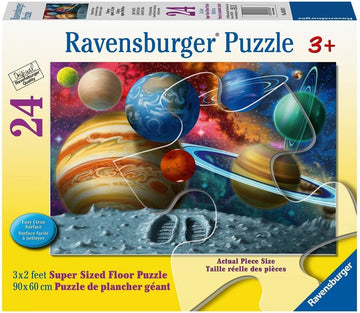 Ravensburger Stepping Into Space - 24 Piece Floor Jigsaw Puzzle For Kids | Pieces Fit Like A Dream | Enhances Hand-Eye Coordination | Certified By The Forest Stewardship Council