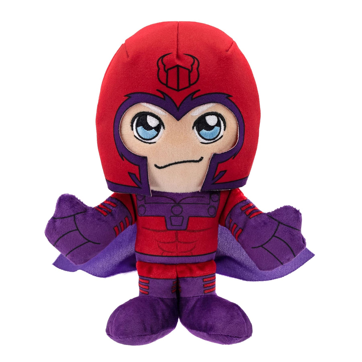 Bleacher Creatures Marvel Magneto 8" Plush Toy - Soft Chibi Inspired, Crystal Velboa Polyester, Ideal for Collectors and Fans