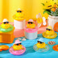 Sotiff Mini Rubber Ducks Bulk For Kids Children Cute Yellow Duck Toy For Dashboard Of Car Bathtub Ornaments With Sunglasses Swim