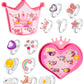 PinkSheep Gifts for Girls' birthday Toys 12pcs Adjustable Rings Unicorn Ring Crown Ring Birthday Gifts Gift for 3 4 5 6 7 8 9 10