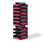 Wild Sports NFL Houston Texans Table Top Stackers, 3" x 1" x 0.5", Wood, Team Color, Model 1-1-31000-CL112Q