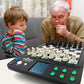 TOP 1 CHESS Electronic Chess Set - Teaching System for Kids & Adults, Black, 20.2x25.5x1.7 cm, Plastic/Glass, Model: Top 1