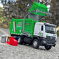 NOVAFUSION Garbage Truck Toys for Boys,Toy Garbage Truck Metal Diecast Cab,Pull Back Garbage Truck with Lights and Sounds,Front