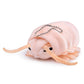 Zhongxin Made Isopod Stuffed Animal Hanging Chain Toy - Realistic Pink Isopod Plush Beetle Bead Chain Hanging, Cute Lice Crustaceans Plushie Toys For Backpack Handbag Charms, 5Inchs