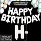 Katchon, White Happy Birthday Balloons Letters - 16 Inch | Happy Birthday Balloon White | White Happy Birthday Banner, White Birthday Decorations | Happy Birthday White Balloons For White Party Dècor